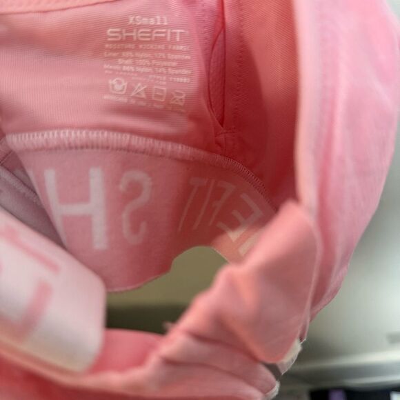 TWO SHEFIT Confident Ultimate Sports Bra XS New Pink and White - Picture 4 of 7